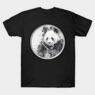 Panda Bear Animal Wild Forest Jungle Bamboo Nature Asia China T-Shirt